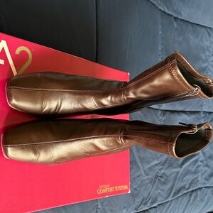 A2 by Aerosoles Women's Tan Ankle Booties